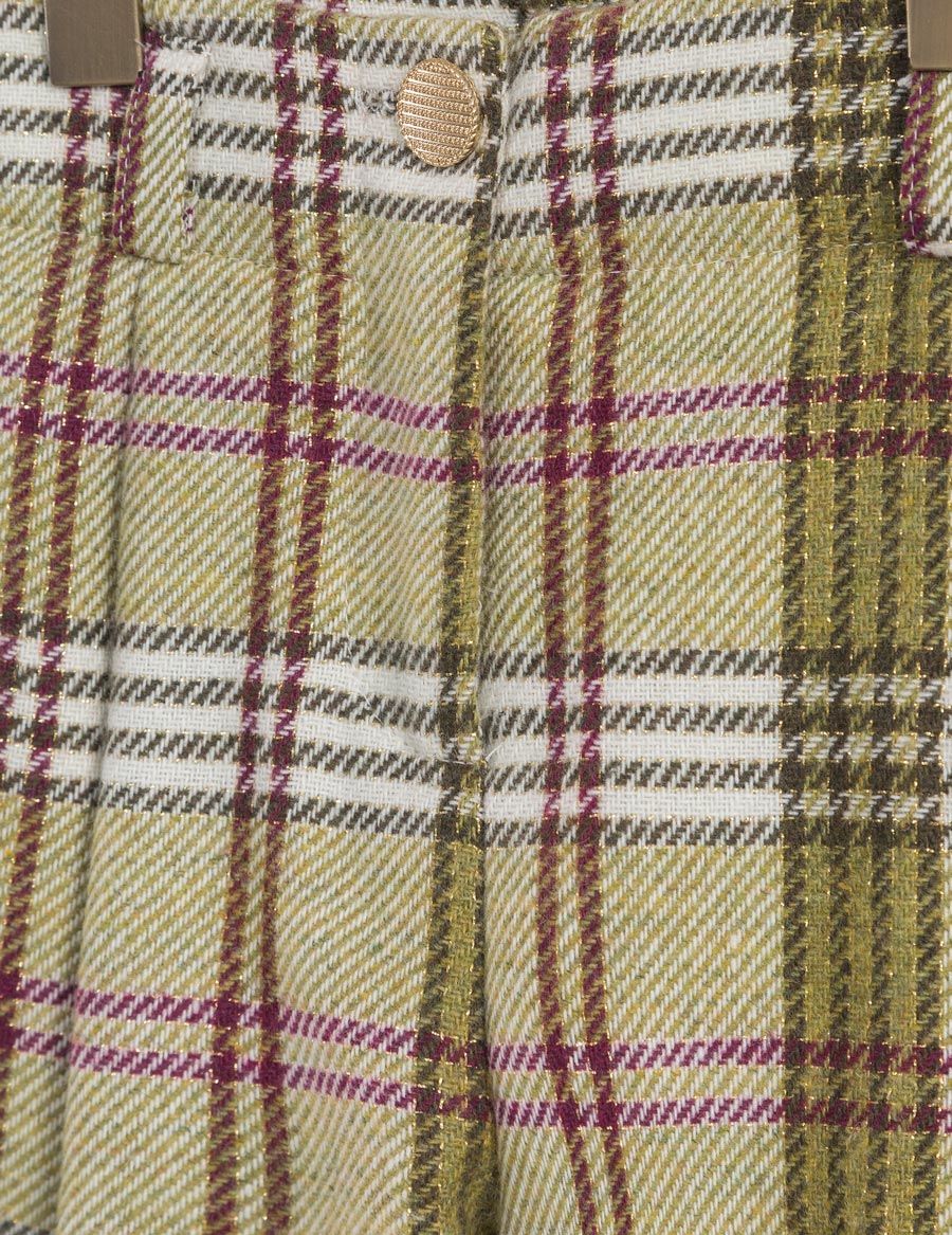 Bermuda cuadros fantasía