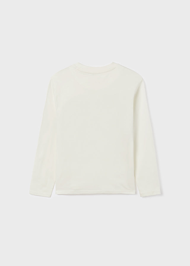 Camiseta m/l embossed