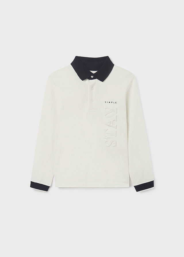 Polo m/l embossed
