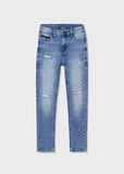 Pantalon denim rotos straight