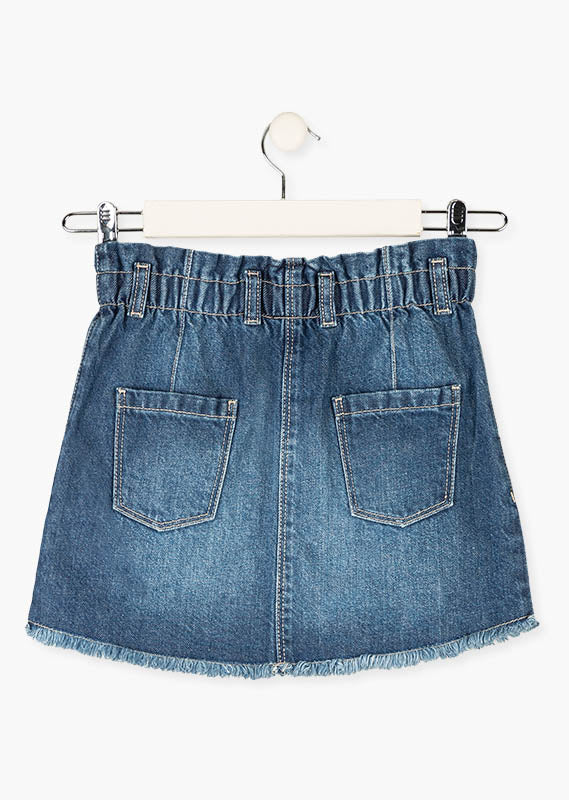 Falda en denim