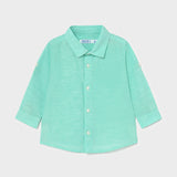 Camisa m/l lino basica