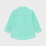 Camisa m/l lino basica