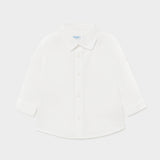 Camisa m/l lino basica