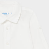 Camisa m/l lino basica