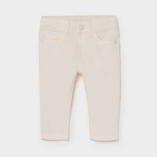 Pantalon sarga slim fit basic