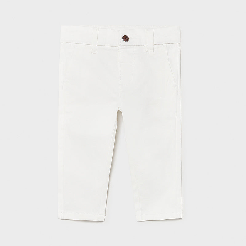 Pantalon chino sarga basico