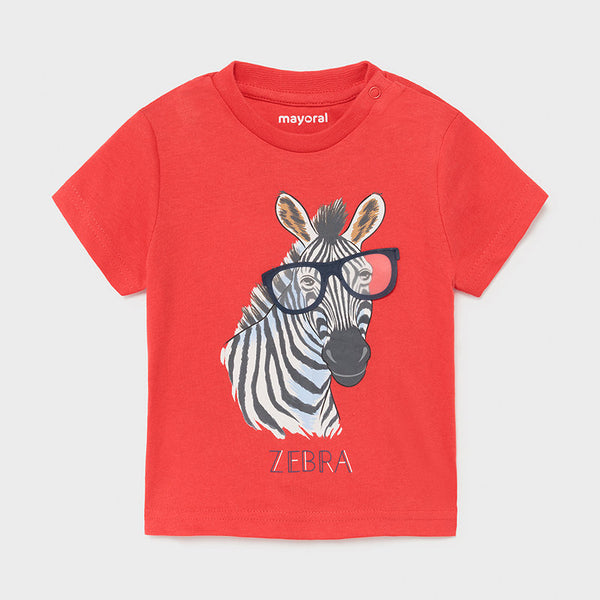 Camiseta m/c "play" cebra