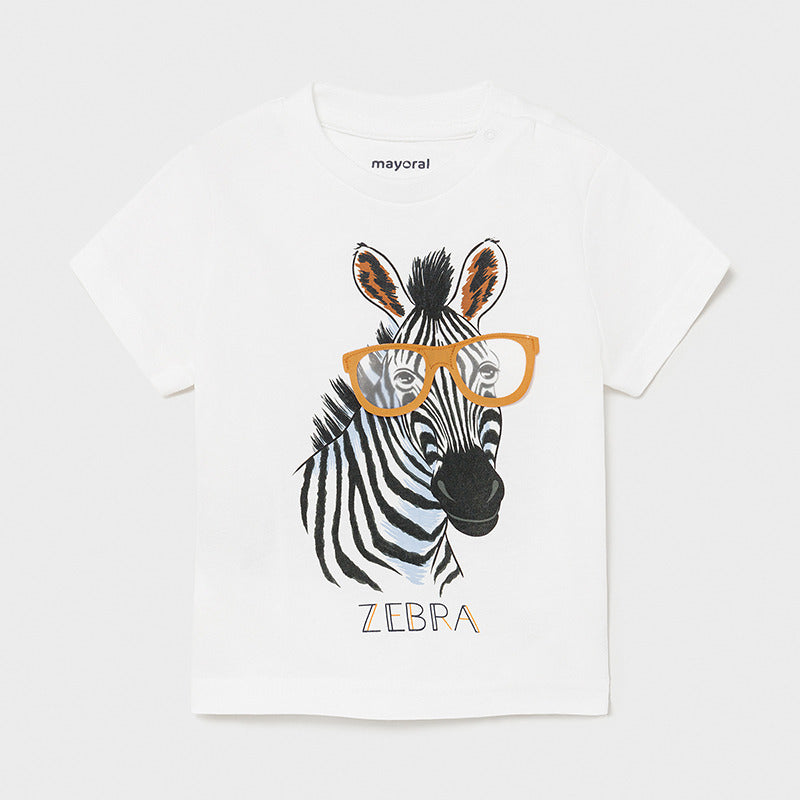 Camiseta m/c "play" cebra