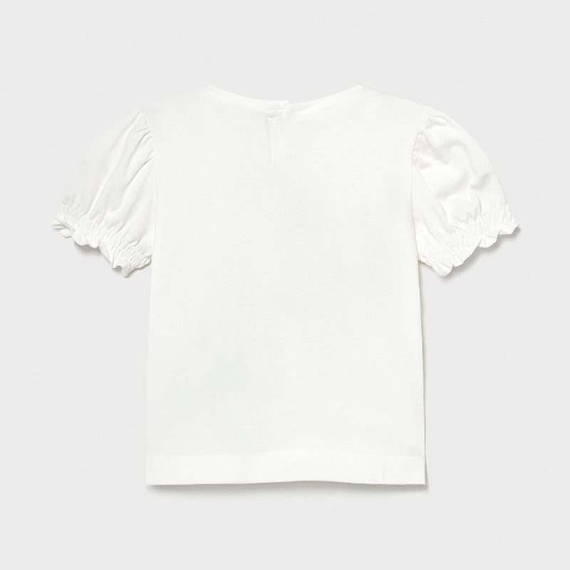 Camiseta m/c niña y gatito