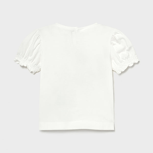 Camiseta m/c niña y gatito