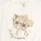 Camiseta m/c leoparda