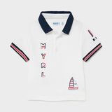 Polo m/c bordados bote