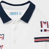 Polo m/c bordados bote