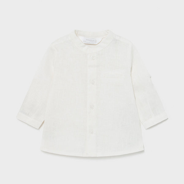 Camisa m/l cuello mao newborn