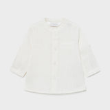 Camisa m/l cuello mao newborn
