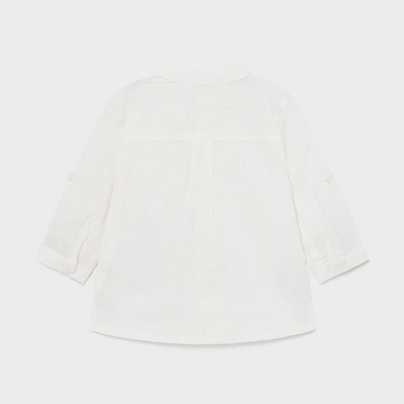 Camisa m/l cuello mao newborn