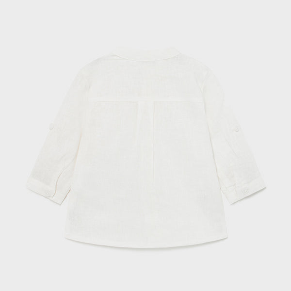 Camisa m/l cuello mao newborn