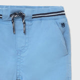 Bermuda sarga cintura patente