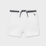 Bermuda sarga cintura patente