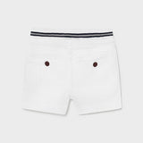 Bermuda sarga cintura patente