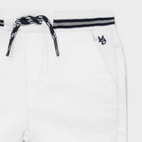 Bermuda sarga cintura patente