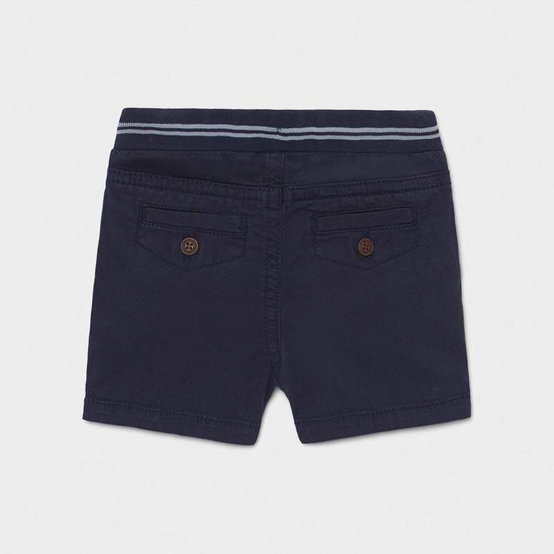 Bermuda sarga cintura patente