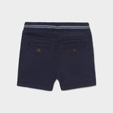 Bermuda sarga cintura patente