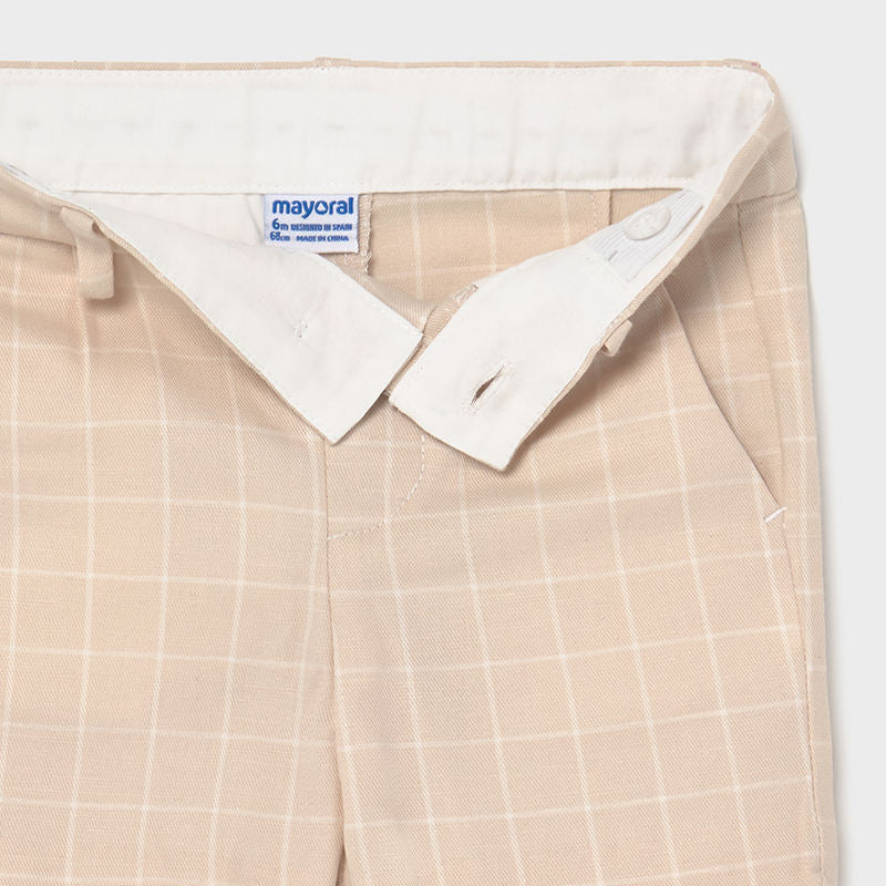 Conjunto bermuda lino vestir