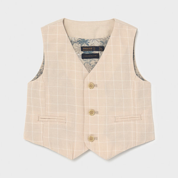Chaleco lino vestir