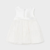 Vestido combinado tul