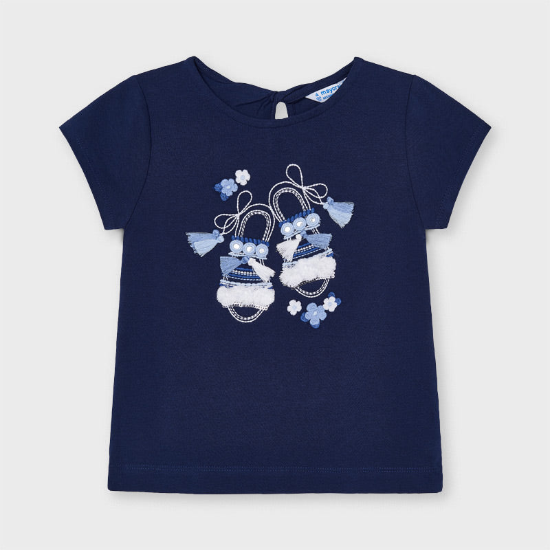 Camiseta m/c sandalias