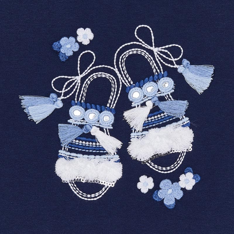 Camiseta m/c sandalias