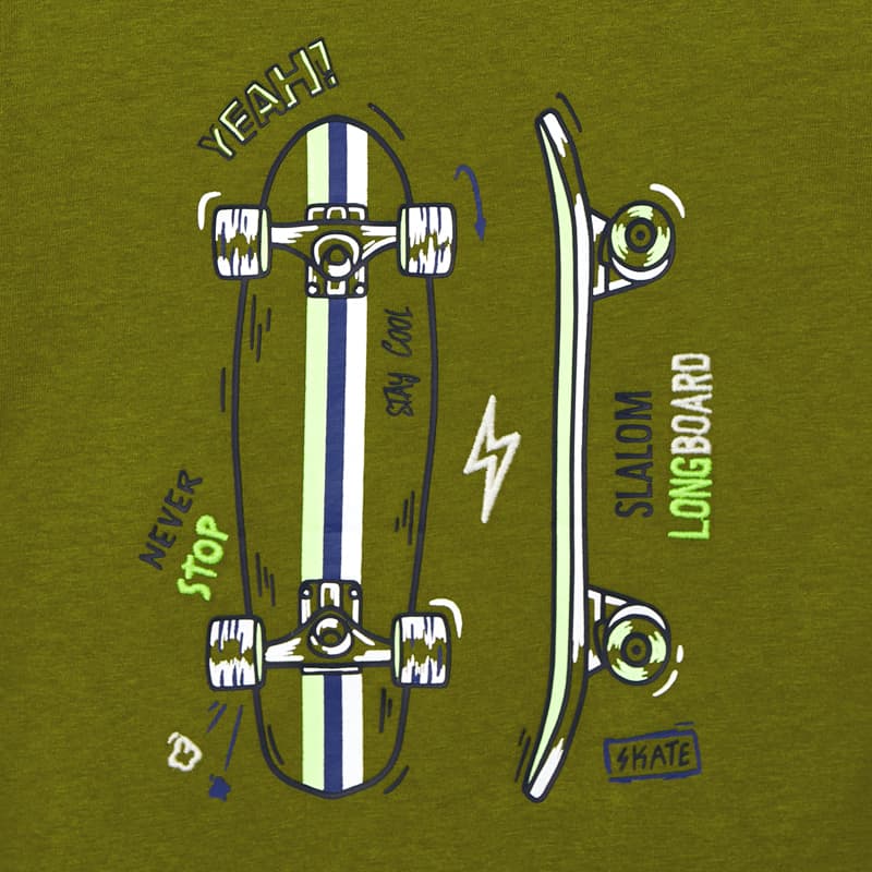 Camiseta m/c never stop