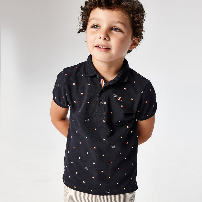 Polo m/c estampado