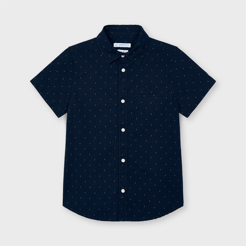 Camisa m/c microestampada