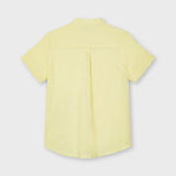 Camisa m/c lino c/mao