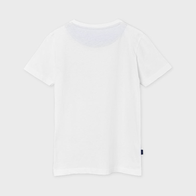 Camiseta bolsillo combinado