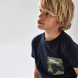 Camiseta bolsillo combinado