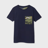 Camiseta bolsillo combinado