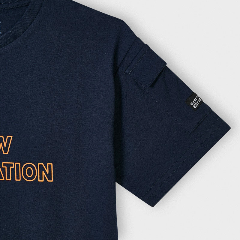 Camiseta m/c bolsillo manga