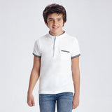 Polo m/c cuello mao junior
