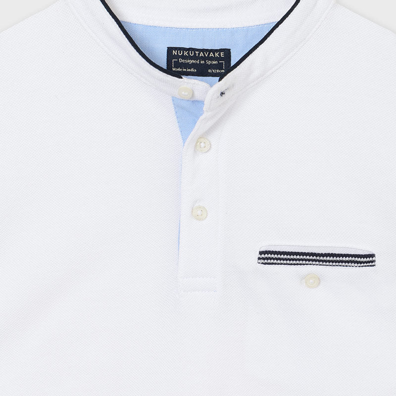 Polo m/c cuello mao junior