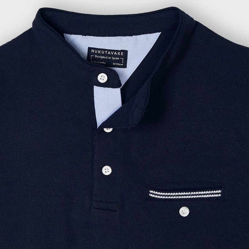 Polo m/c cuello mao junior