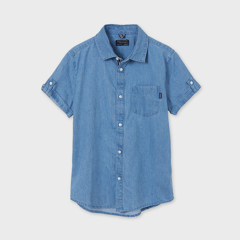 Camiseta m/c denim