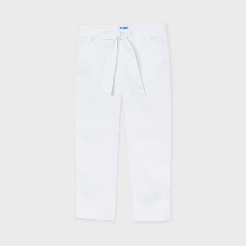 Pantalon largo saten