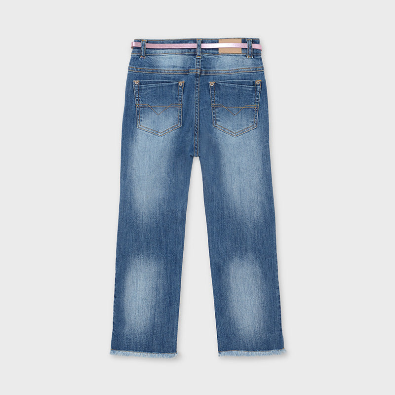 Pantalon slim cropped tejano