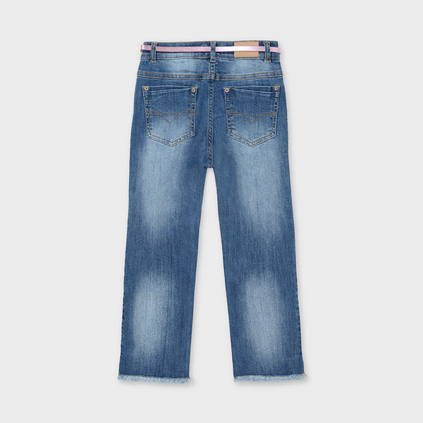 Pantalon slim cropped tejano
