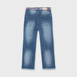 Pantalon slim cropped tejano