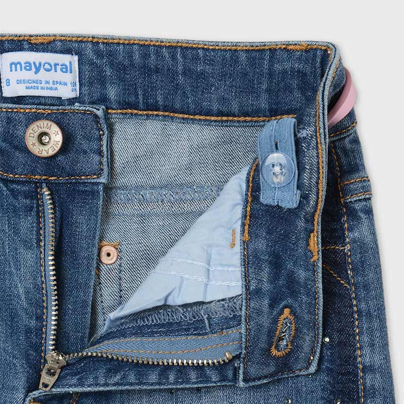 Pantalon slim cropped tejano